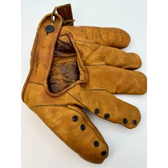GoldSmith SB70 Gripper Pocket WWII Military Issued Softball Glove US 6‑1945